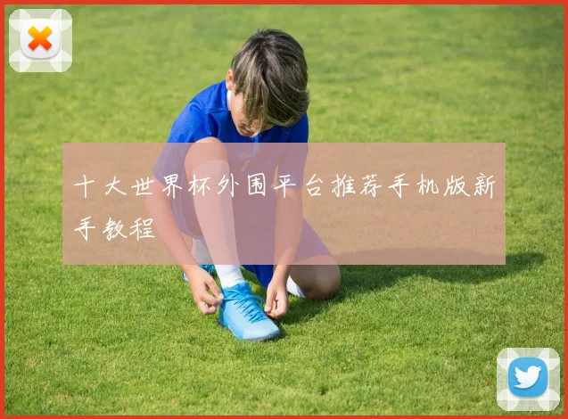 十大世界杯外围平台推荐手机版新手教程